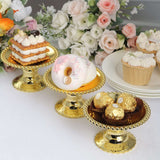 Gold Disposable Dessert Display Stand