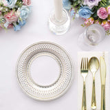 Gold/White Vintage Style Dessert Plates